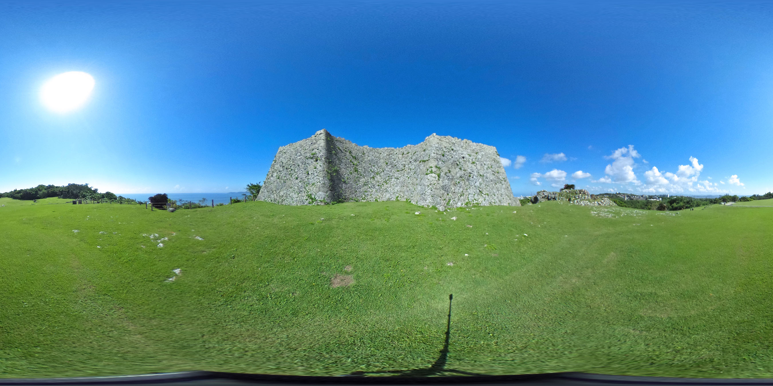 馬場~三の郭/沖縄の世界遺産 中城城跡